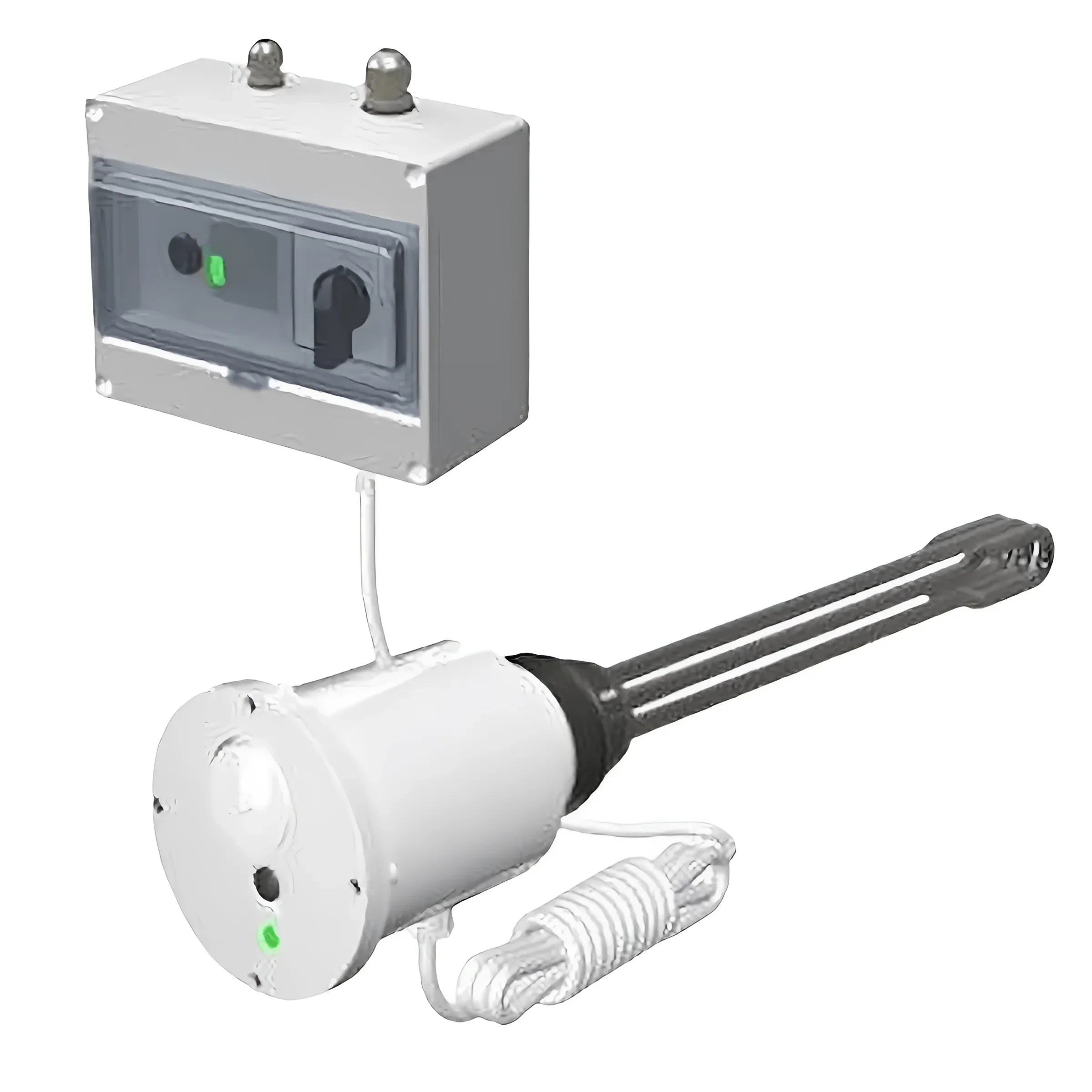 Heizstab 9 kW mit einstellbare Heizpatrone.