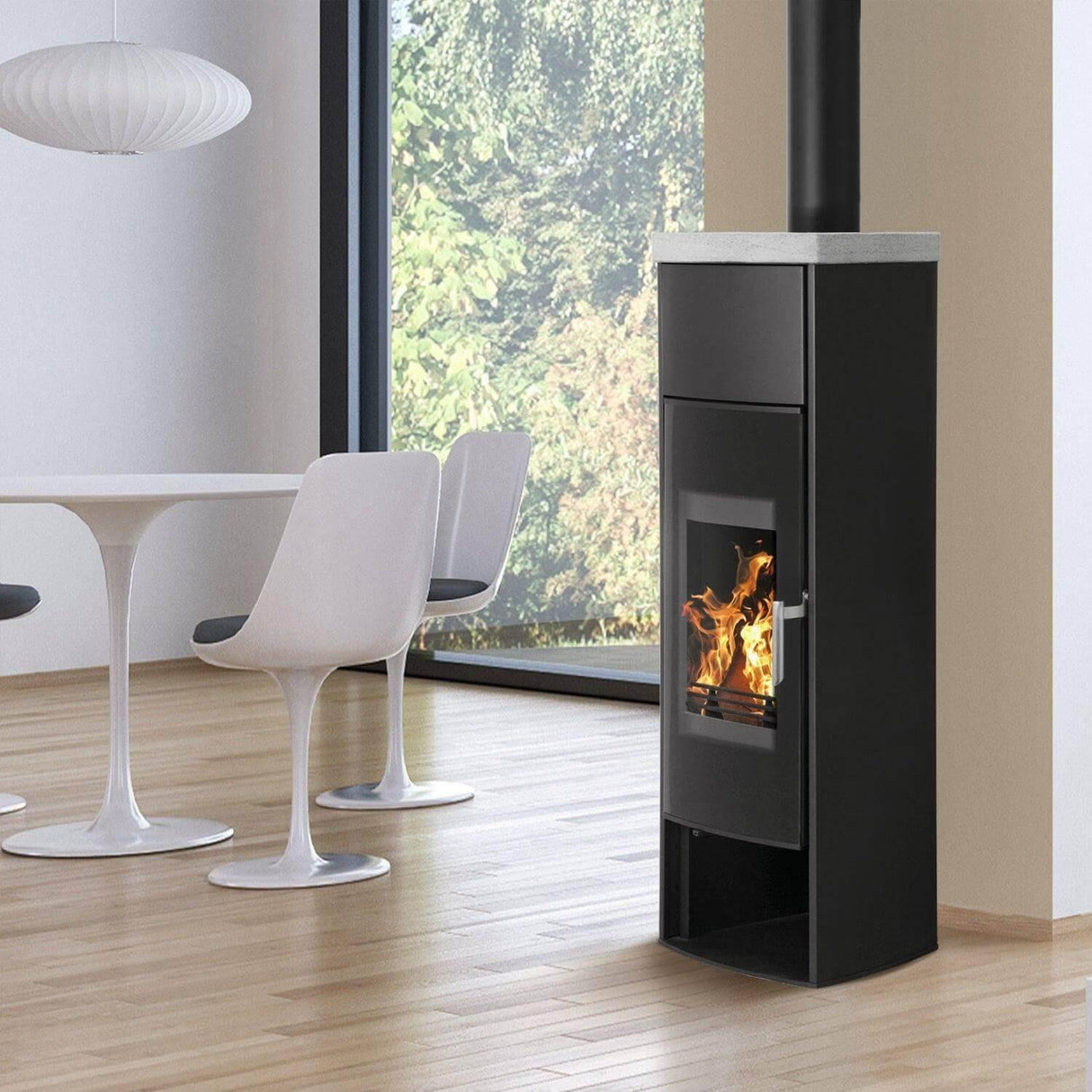 Wasserführender Kaminofen Schmitzker Aqua.