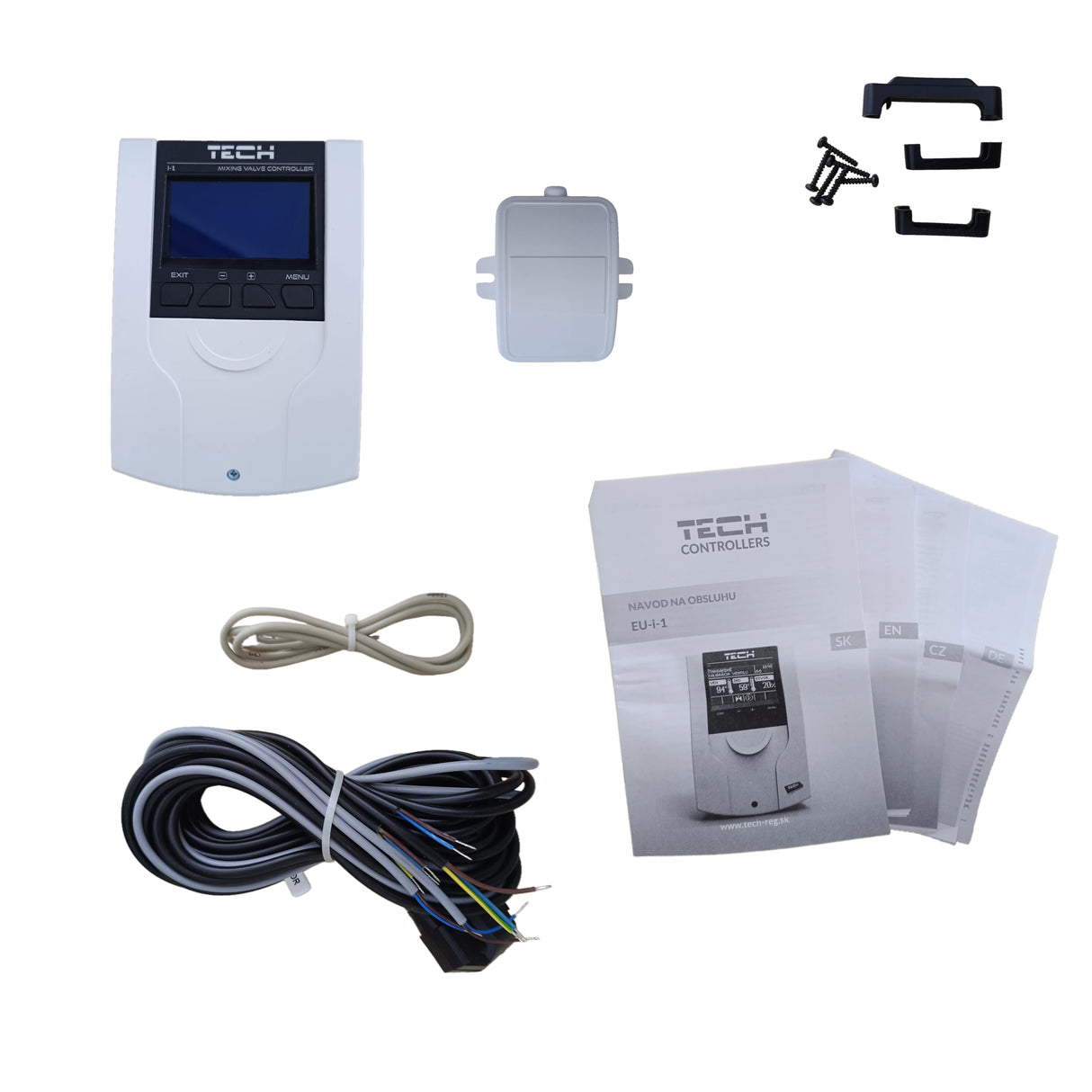 TECH EU-i-1 shuntventilregulator 3/4-vägs - värmekurva & returskydd