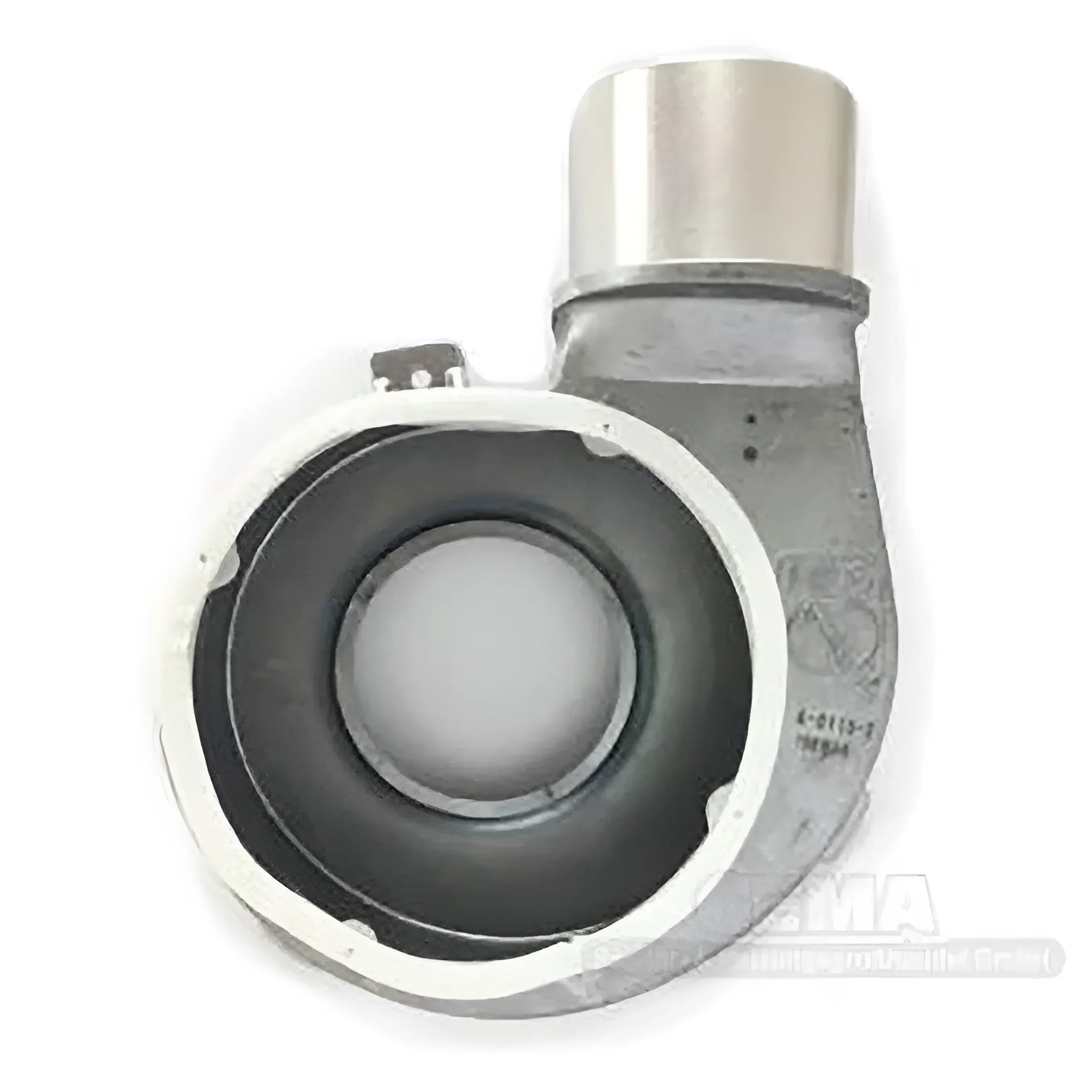 Silbernes Thermoflux Alu Gehäuse für Rauchgas-Gebläse mit Turbocharger