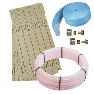 Öko - Floor Flächenheizsystem Set: Wärmeleitfolie, Rohr, Montagezubehör, ideal für Altbausanierung 🏡💧✨
