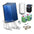 📦 Solarpaket mit 🌞 Flachkollektoren, Pumpe, Tanks und Zubehör für nachhaltige 🌱 Energiegewinnung.