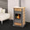 🔥 Moderner wasserführender Kaminofen aus Holz mit gemütlichem Design im Wohnzimmer. Anfrage für individuelles Angebot! 🛠️
