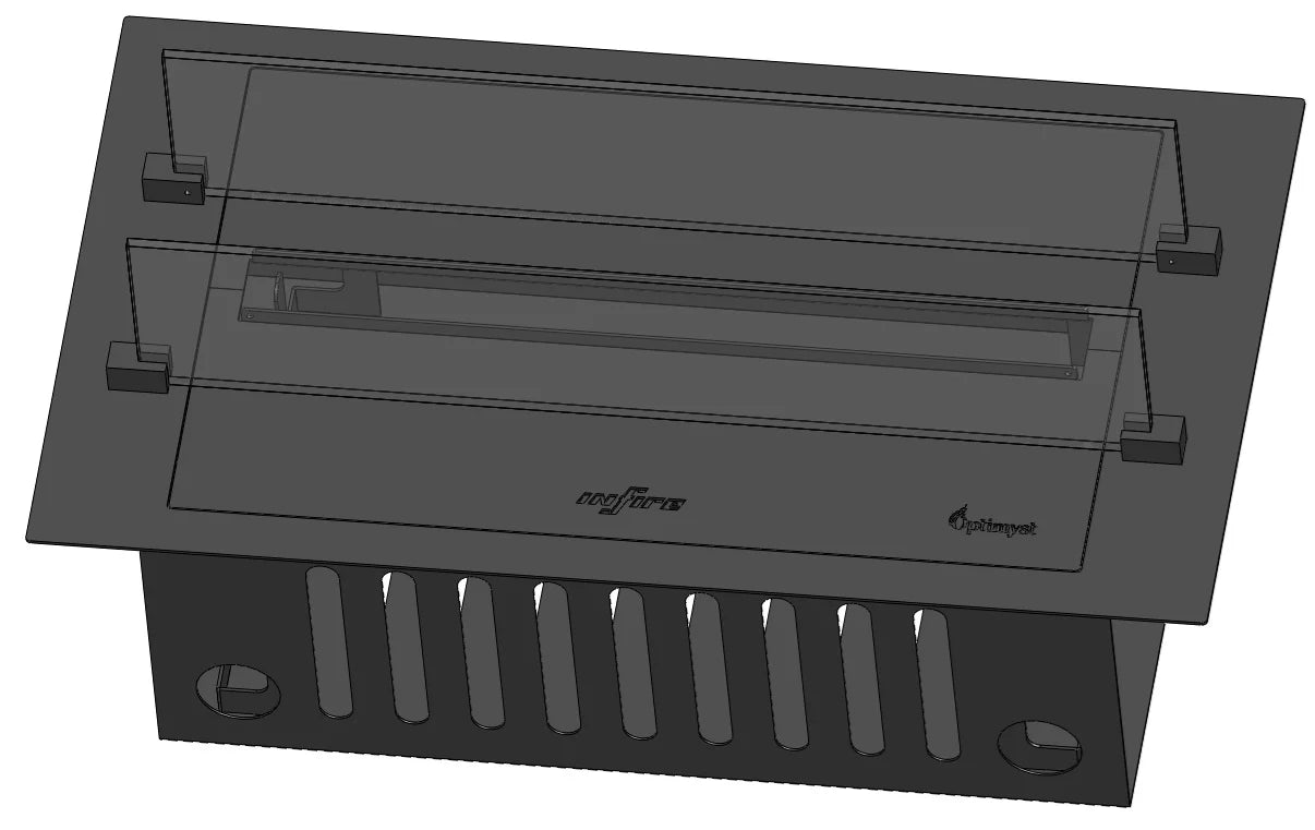 Steam-based fireplace - INVAPO INSERT 700