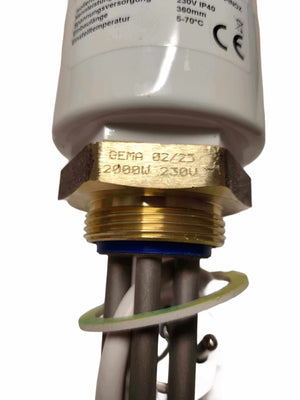 Immersion heater element für Warmwasserspeicher 120 Liter mit sichere Warmwassererwärmung