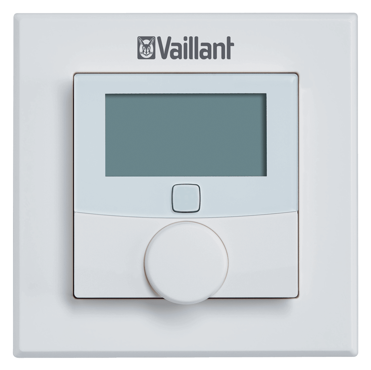 Einzelraumregelung ambiSENSE Weißer Digitaler Thermostat für sicheren Betrieb.