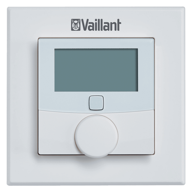 Einzelraumregelung ambiSENSE Weißer Digitaler Thermostat für sicheren Betrieb.