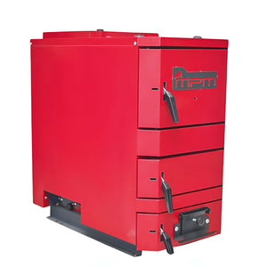 Roter festbrennstoffkessel MPM Wood Plus 18 kW für nachhaltiges Heizen