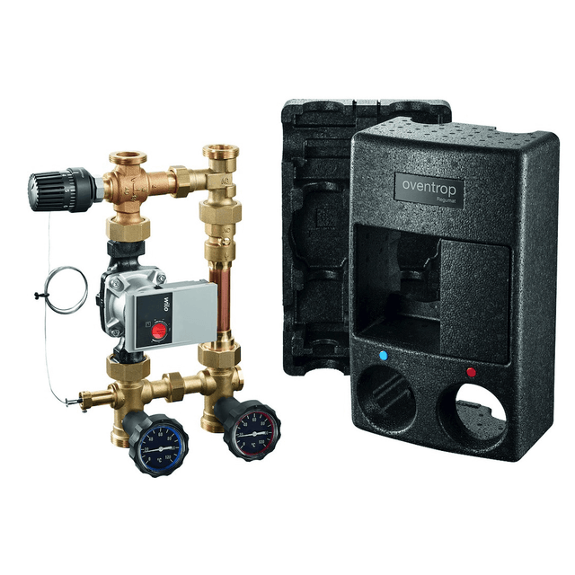 Oventrop Kessel Rücklaufanhebung RTA  DN 25 (1") mit Pumpe 180 mm Wilo Para.