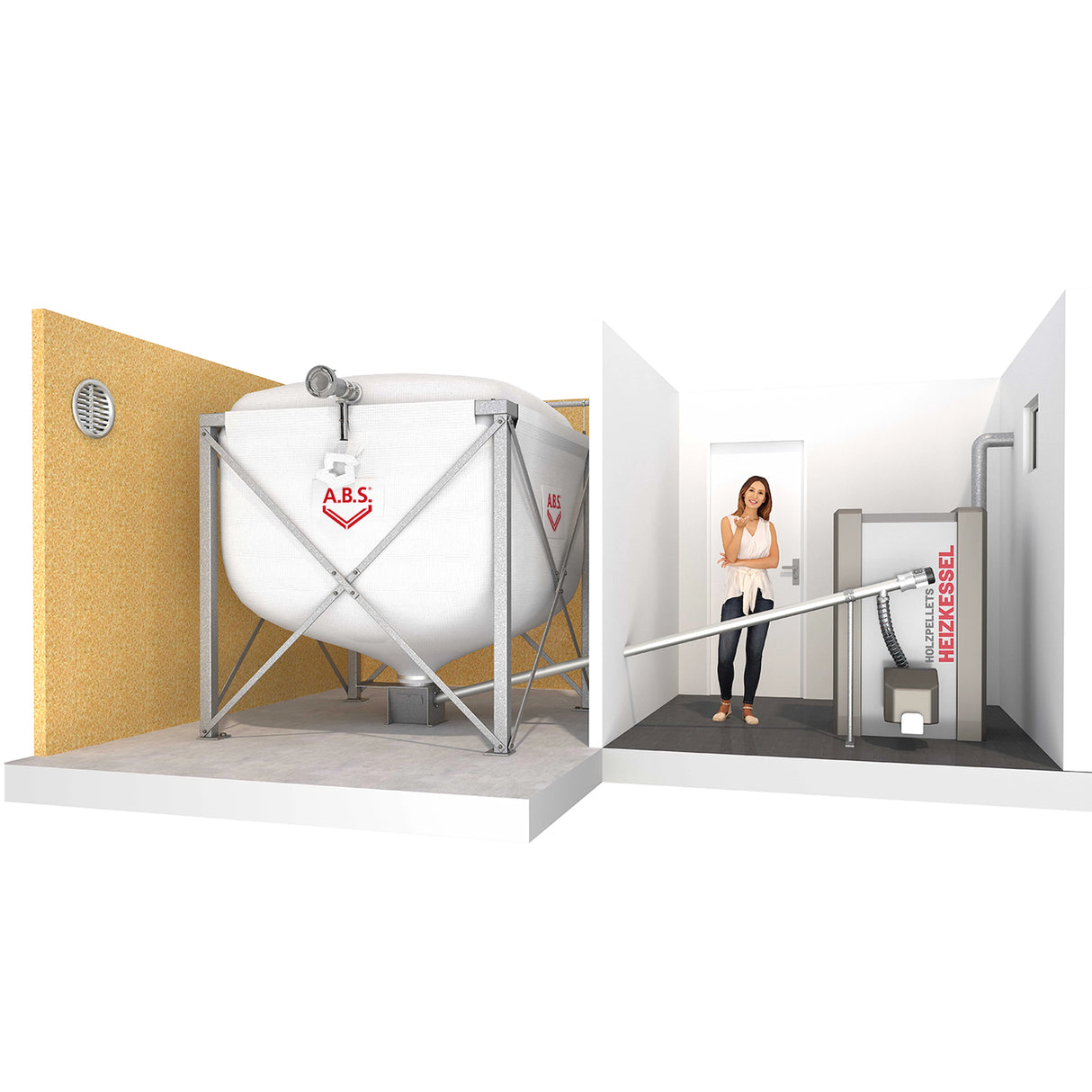 A.B.S. Flexilo Siloz standard pentru peleți