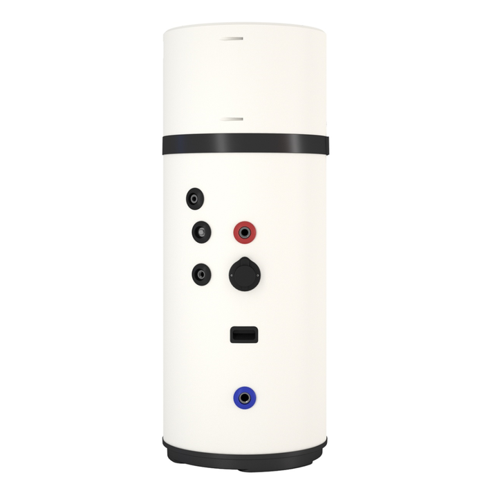 Daikin Altherma M HW 200 – Innovative Warmwasser-Wärmepumpe mit 200L Speicher und modernes Design.