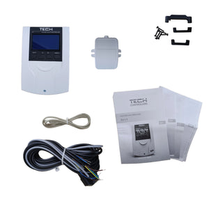 TECH EU-i-1 shuntventilregulator 3/4-vägs - värmekurva & returskydd