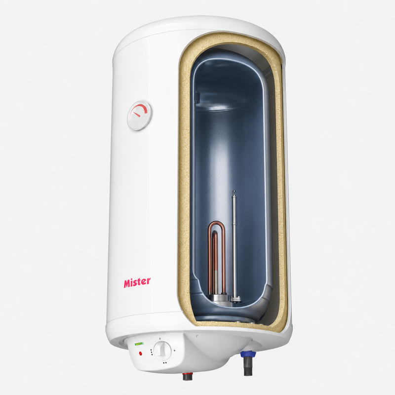 Electric hanging storage tank 20 - 140 liters hot water tank