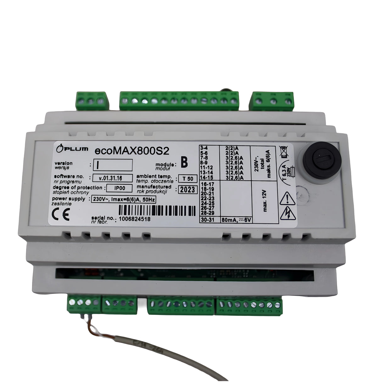 Udvidelsesmodul B til GEMA -kontrol