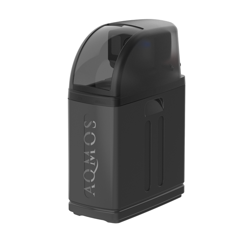 Vattenavhärdningsanläggning AQMOS R2D2-48 Black Edition Set med backspolningsfilter, anslutningssats och monteringsblock