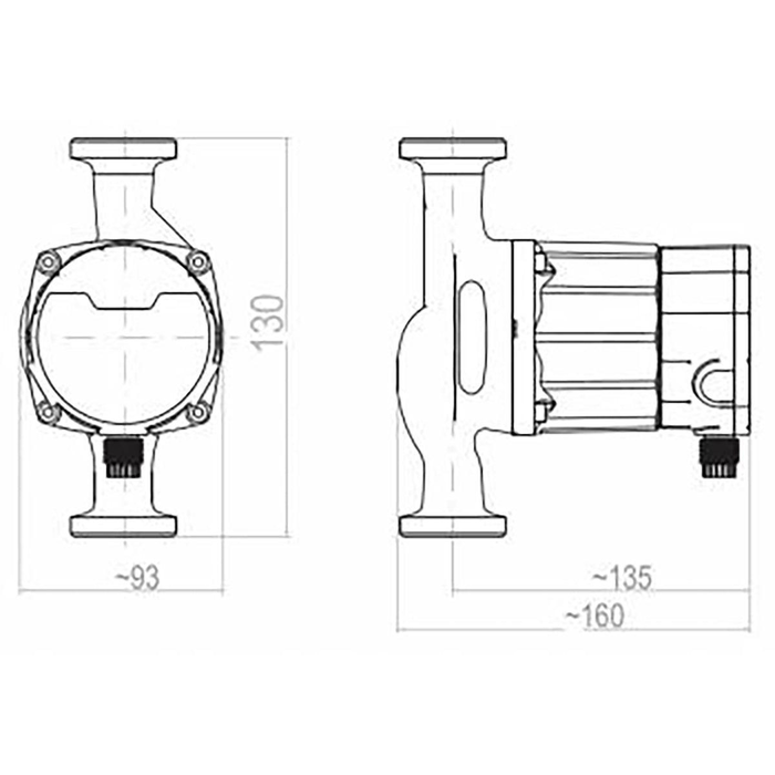 Cirkulationspump WITA Delta Plus HE 55-15 S