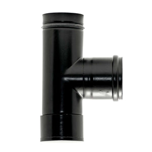 Rauchrohr für Pelletöfen, Ø 80 mm, schwarzen Stahl, ideal für Ofenanschlüsse 🔥🛠️