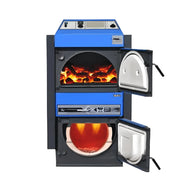 ATMOS KC 35 S ogļu gāzifikācijas katls 35 kW – apkures katls brūnogļu briketēm - GEMA veikals