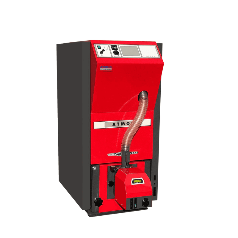 Atmos PX10 Pelletpanna 10 kW med inbyggd pelletbehållare - GEMA Shop