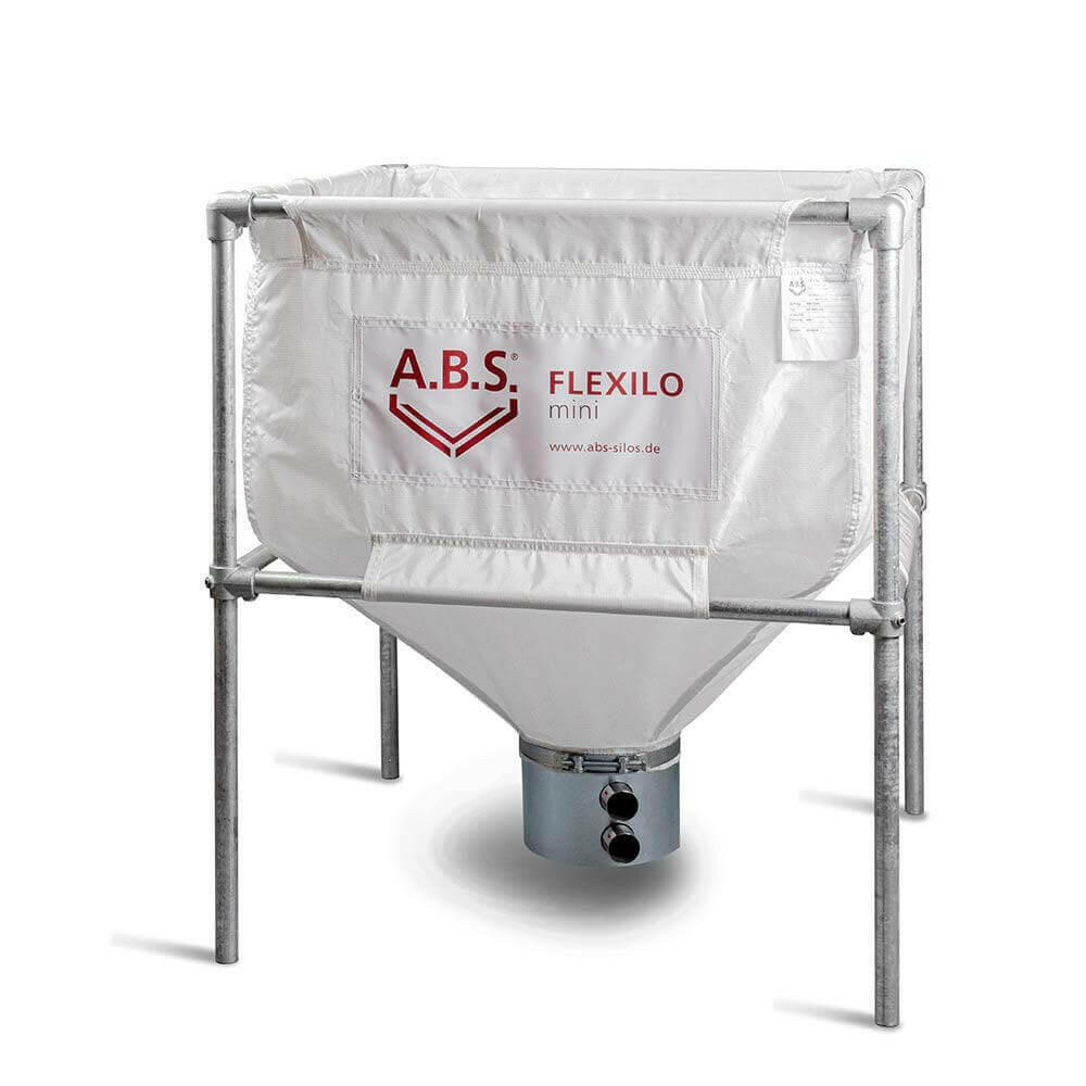 Pelletsilo Flexilo MINI mit Absaugtopf/Schneckenkasten.
