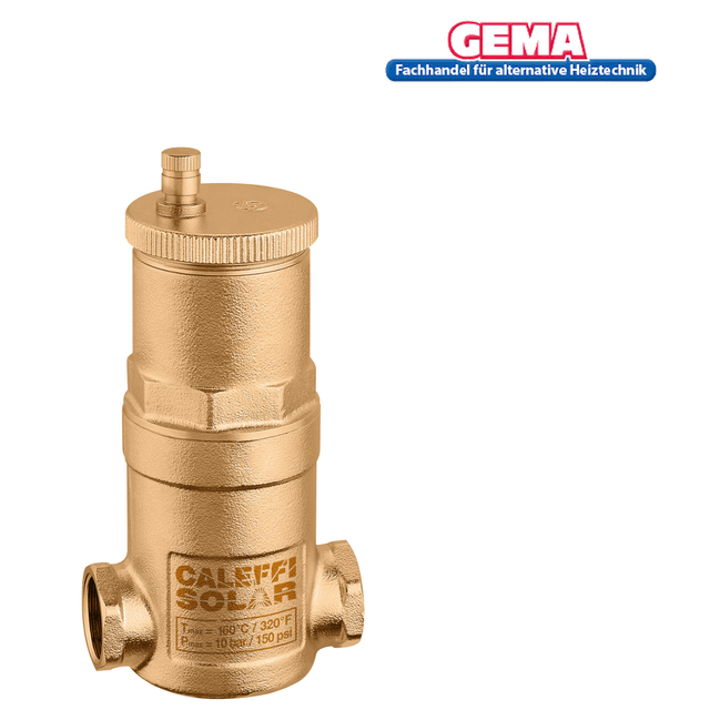 Caleffi Discal Mikroblasenabscheider für Solarthermie - GEMA Shop