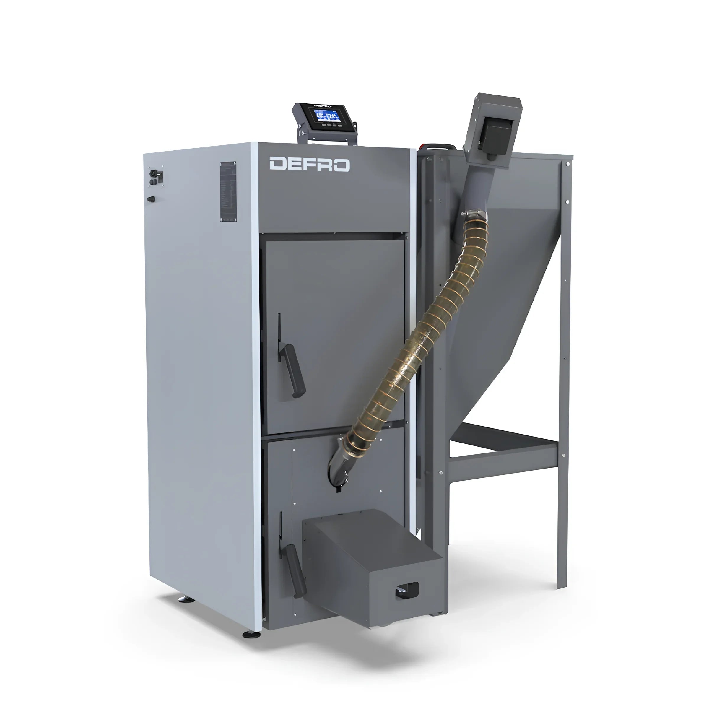 Pelletkessel DEFRO mit effizienter Heiztechnologie 🔥 für nachhaltige Wärmeversorgung 🌱 und innovative Bedienung.