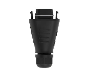 Schwarzer plastischer Steckdose Kabel Adapter für Field Connector von Hoymiles