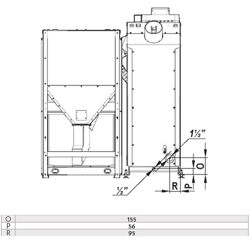 Defro Komfort Ekopell 25 kW med vedfunktion - GEMA Shop
