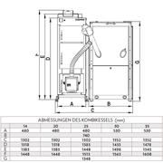 Defro Komfort Ekopell 25 kW med vedfunktion - GEMA Shop