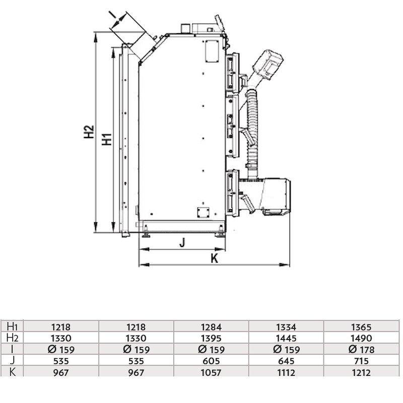 Defro Komfort Ekopell 25 kW med vedfunktion - GEMA Shop
