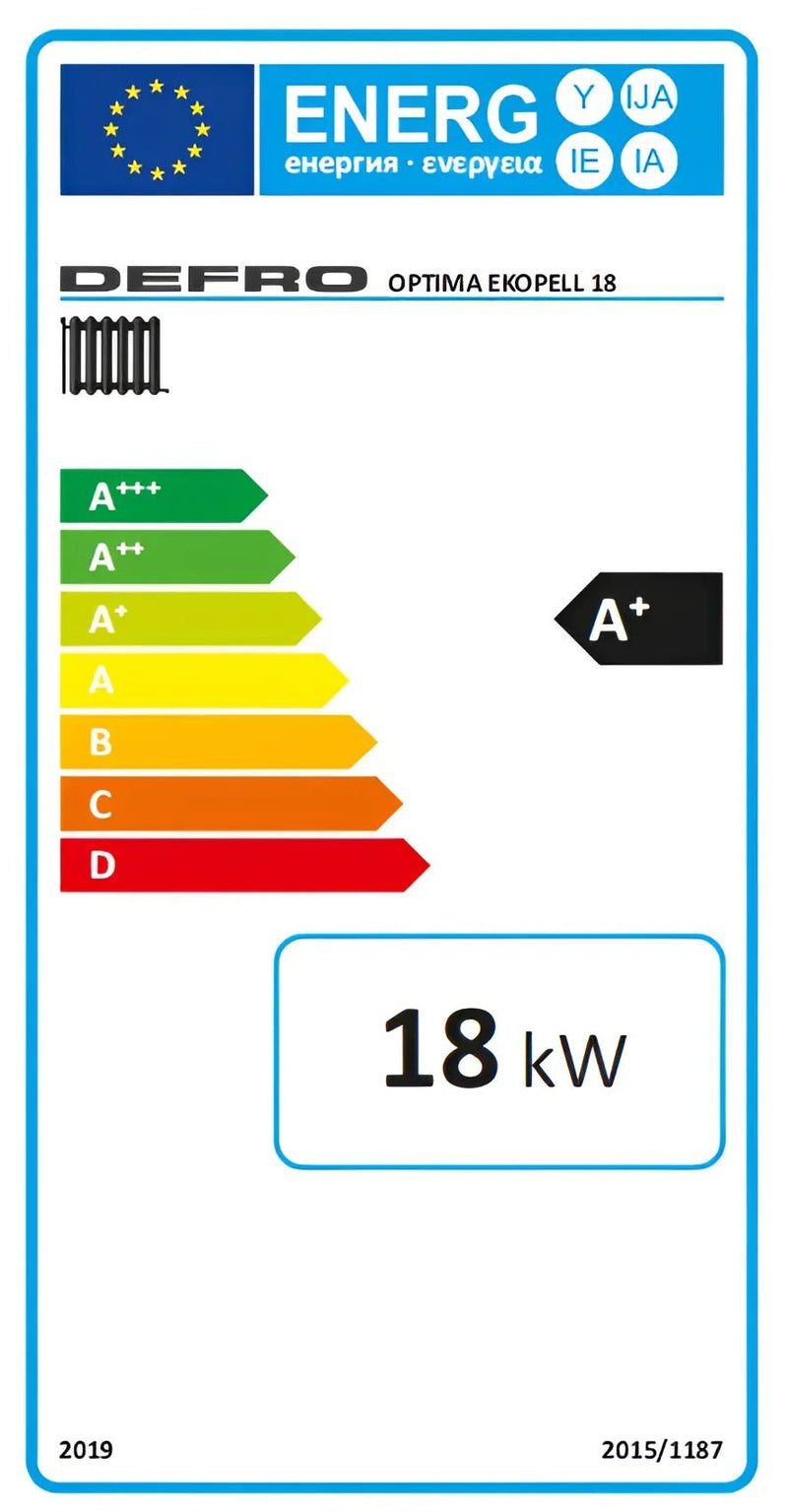 Defro Optima Ekopell 18 kW Pelletskessel – Effektiv uppvärmning för hus & företag - GEMA Shop