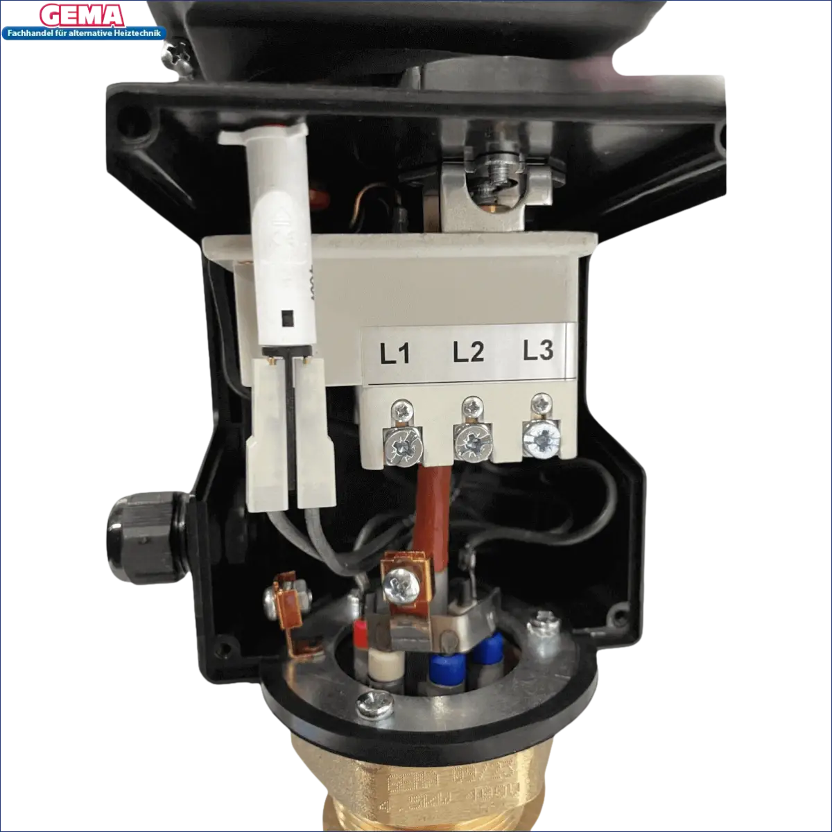 Elektrischer Anschlusskasten für Elektroheizstab Heizpatrone 2,5 kW IP54, geeignet für emaillierte Behälter