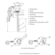 Elektroheizstav - Värmepatron 6 kW med AG 1 ½" 400V - GEMA Shop