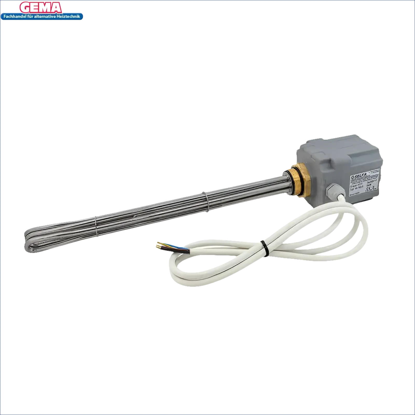 Immersion heater mit elektrischem Anschluss, hochwertiges rohrmaterial aisi 316l, 6 kW