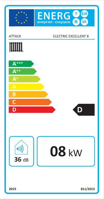 Elektrokessel ATTACK Electric Exellent 8 kW Centralvärme och varmvatten - GEMA Shop