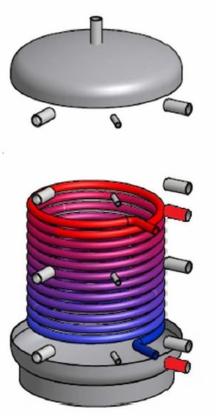 Energie - Pufferspeicher mit 1 Wärmetauscher - GEMA Shop