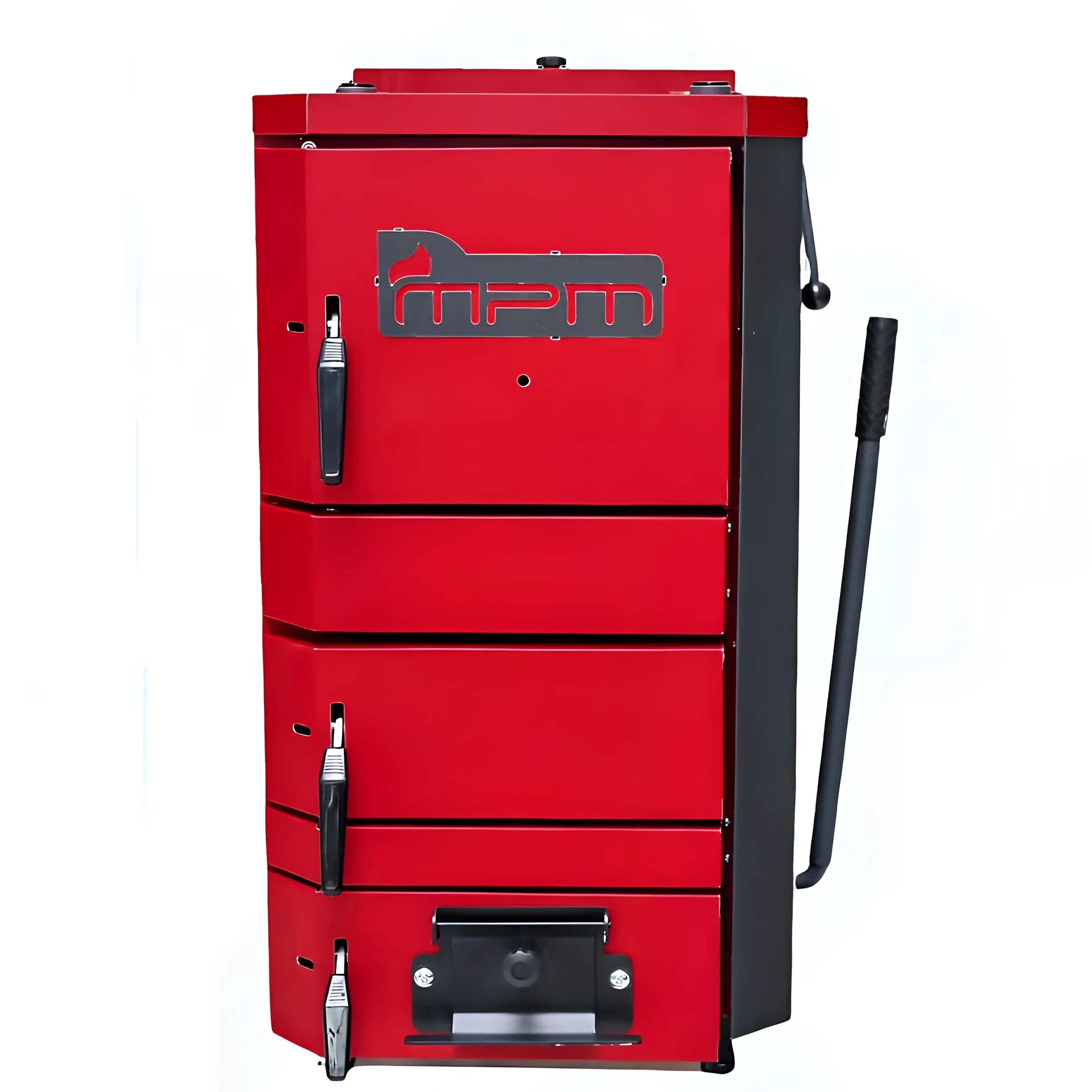 Roter fester Brennstoffkessel MPM Wood Plus 18 kW für umweltfreundliche Heizung