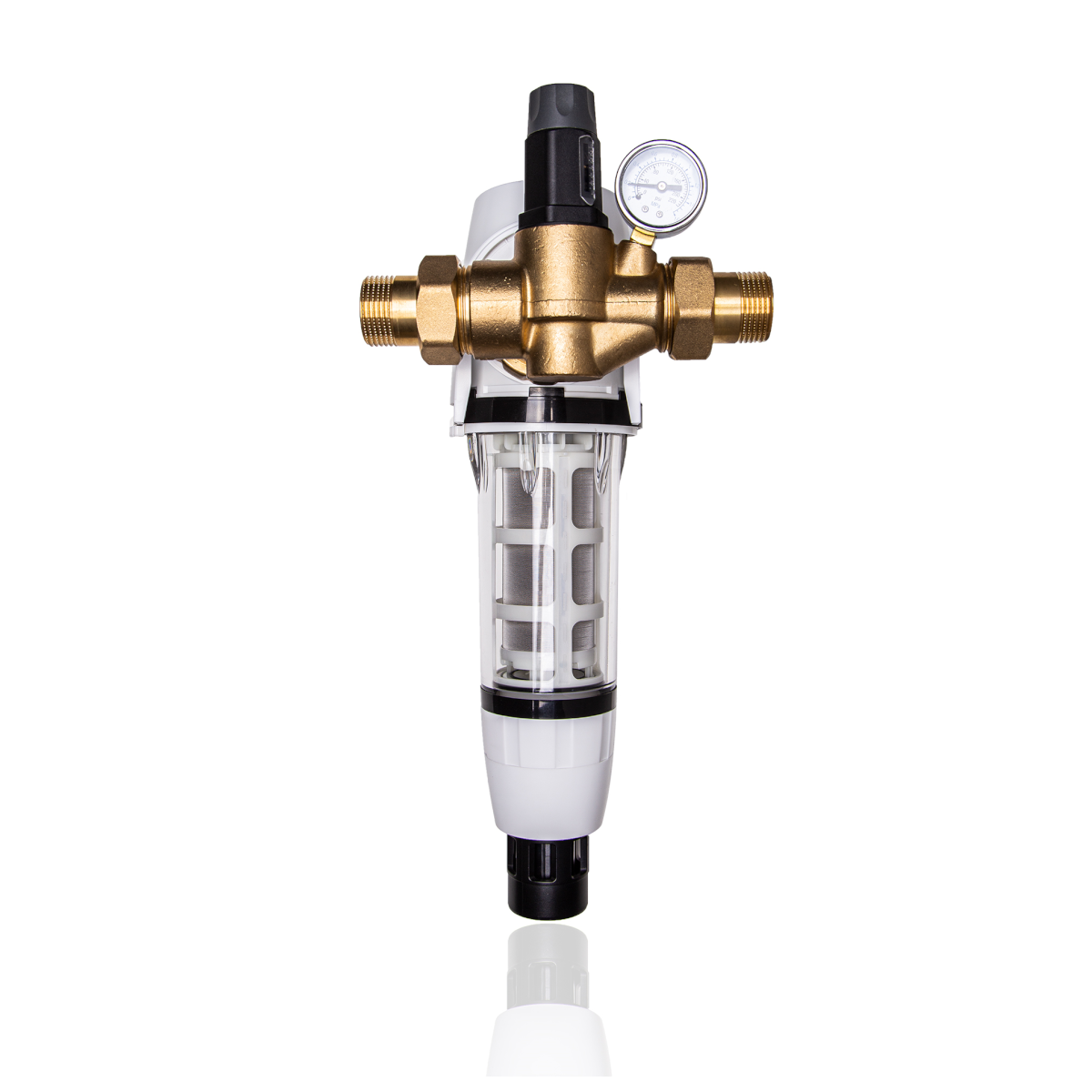 Brass und Kunststoff Wasserfilter für Aqmos Hauswasserfilter Rückspülfilter Typ 1