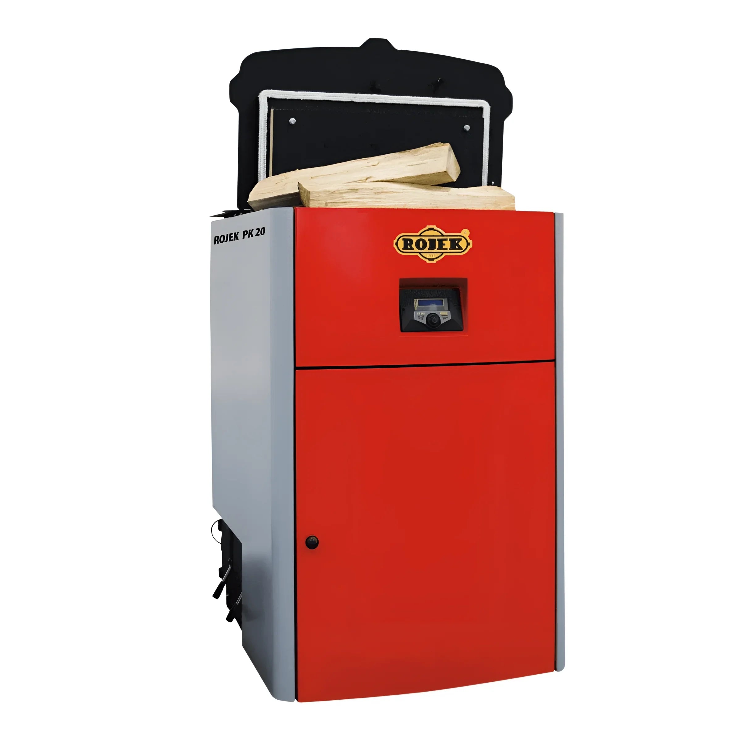 ROJEK PK BIO Holzvergaser 🔥 für Brennholz, effektive Heizung. Automatischer Betrieb und moderne Technologie!