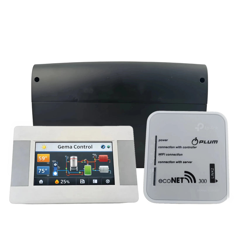 Gema Control 920 väderstyrd värmereglering set med ecoNET300 fjärråtkomst - GEMA Shop