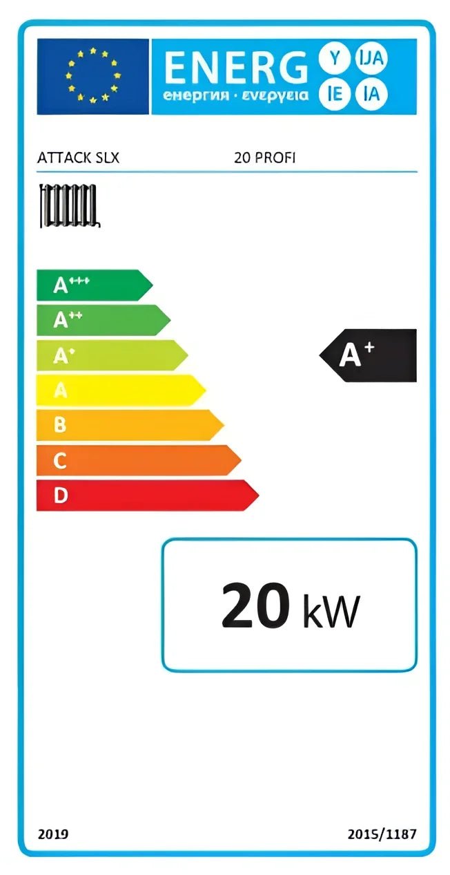 Holzvergaserkessel Attack SLX Profi 20 kW - hög effektivitet - modern design - GEMA Shop