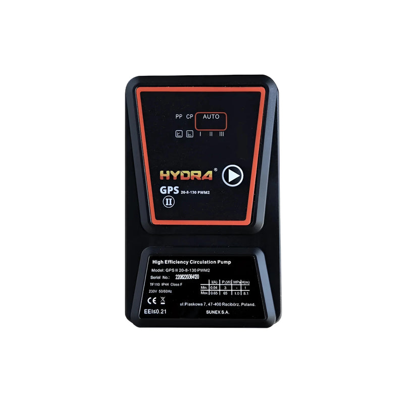 Hydra GPS Solarpump 20 - 8 - 130 PWM för solvärmesystem - GEMA Shop