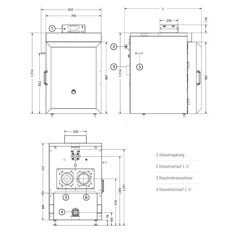 IBC träförgasningspanna GK - 7k - Öko – gjutjärnspanna effektiv & ekologisk 🌲🔥 - GEMA Shop