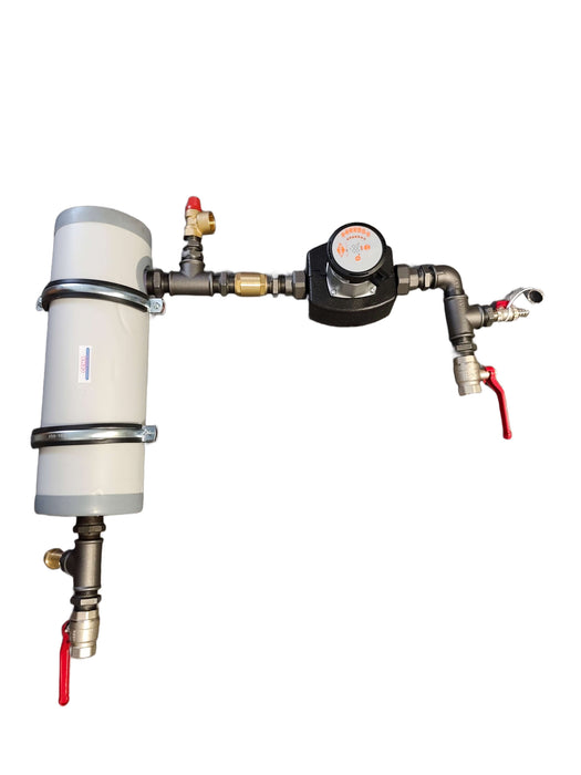 Gema Anschlusspaket für Heizmodul mit Hocheffizienzpumpe und Anschlüssen 🔧💧 für nahtlose Integration in Heizungsanlagen.