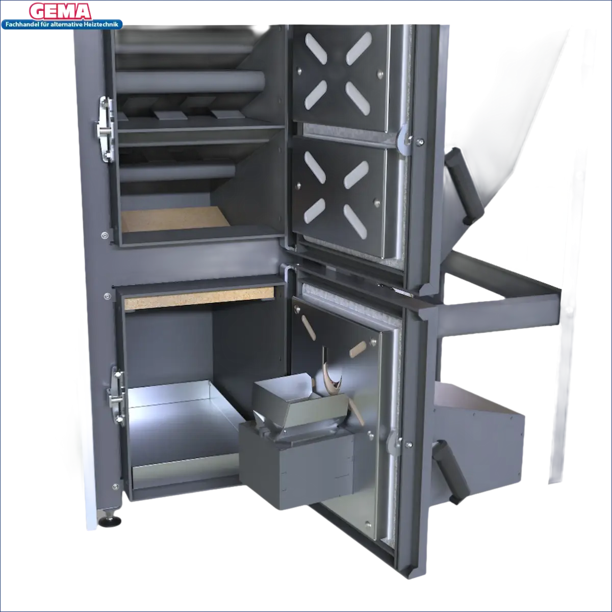 Industrielle Metallfeuerung Pelletkessel NEXTPELL+ 20 kW mit langer Lebensdauer und technischen Daten