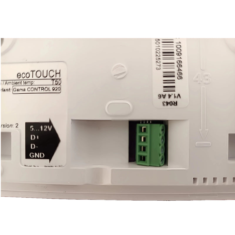 PLUM ecoTouch rumstermostat rumsgivare expansion GC920 för GEMA Control 920 - GEMA Shop