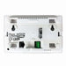 PLUM ecoTouch Raumthermostat 🎛️ Rückseite mit Anschlüssen und Spezifikationen für Heizungssteuerung 🏡