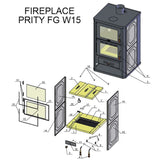 Stufa a legna ad acqua con vano cottura Prity FGW15 - 19,8 kW