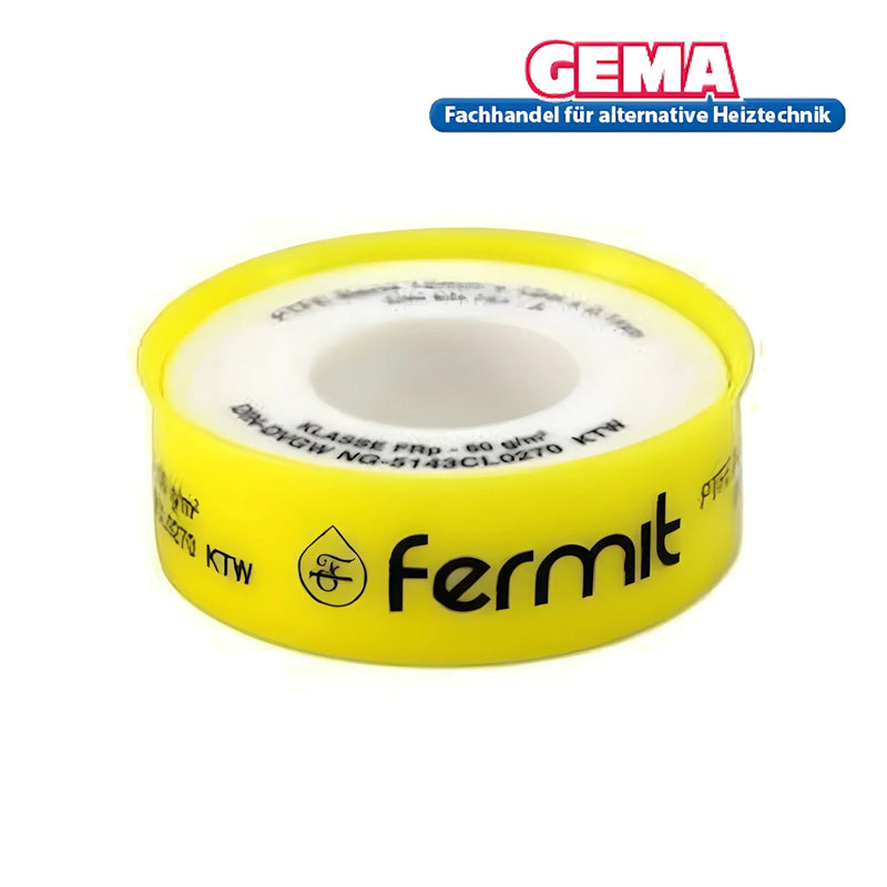 PTFE gängtejp DIN EN751 - 3 Klass FRp 12mmx12m - 60g/m² - GEMA Shop