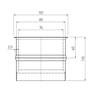 Rauchrohr für Pelletöfen - GEMA Shop